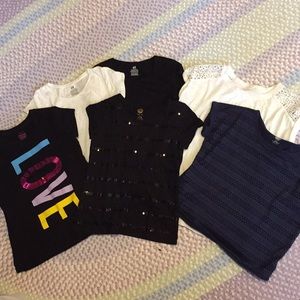 Bundle of girls tees